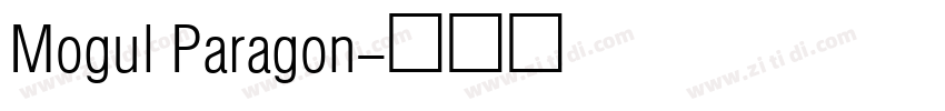 Mogul Paragon字体转换